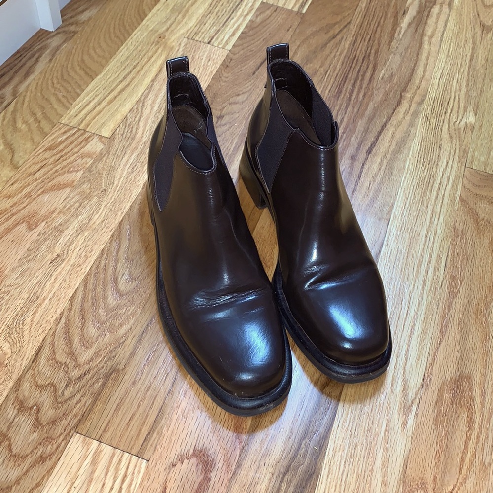 Cole Haan Brown Leather Ankle Boots